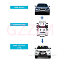 Lexus RX 2009 hadi 2013 Boresha ya kawaida ya BodyKit